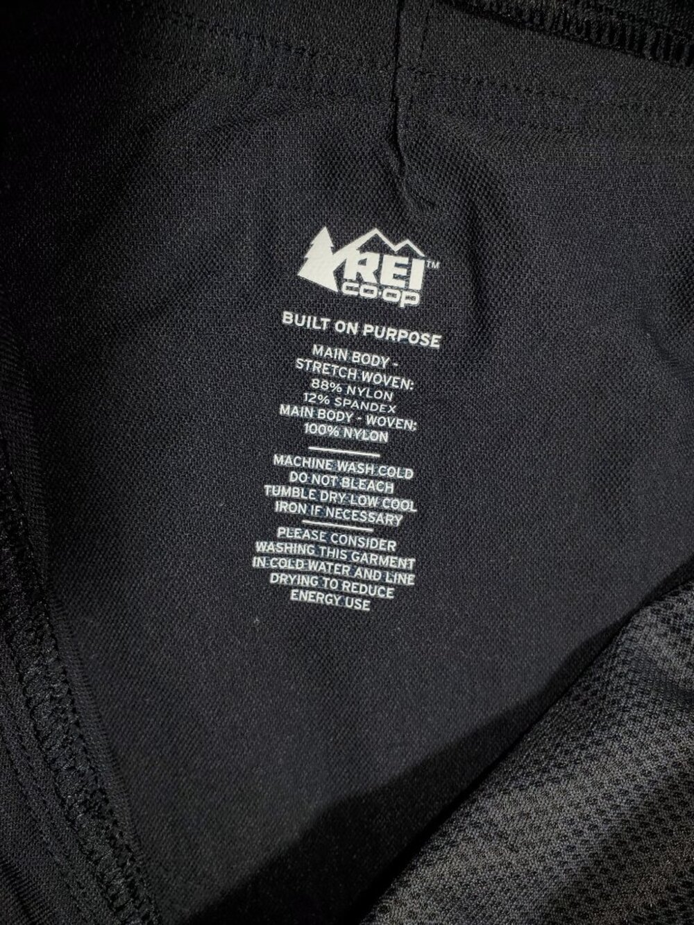 REI Co-op Screeline Hybrid Pants Women's 12P Petite Black Nylon Roll-Up Hiking - Picture 11 of 12